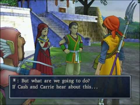 193 Dragon Quest 8 Cutscene - The King Squid in Baccarat is Defeated