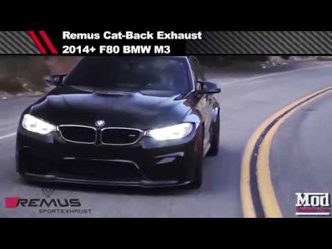 Remus F80 BMW M3 + F82 BMW M4 Catback Exhaust System Sound Sample