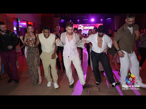 Top Cha cha animation from Fadi, Antonio, Alfredo & Maria at World Stars Salsa Festival 2025