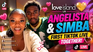 Love Island UK: Angelista & Simba Go LIVE Together for the First Time! ❤️🔥