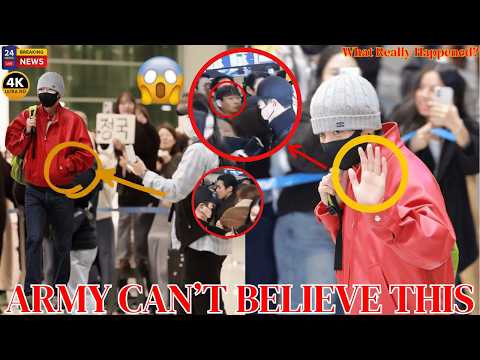 ARMY Shocked: Kim Taehyung Safety Nearly Failed — Facts Revealed at Seoul Airport