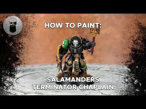 Contrast+ How to Paint: Salamanders Terminator Chaplain