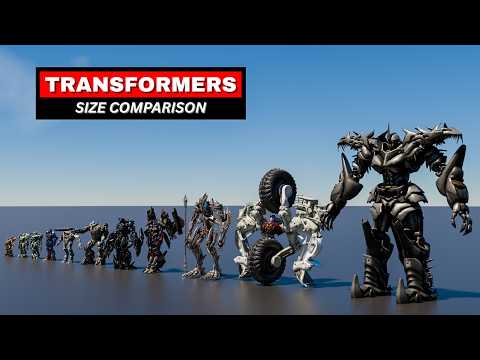 Transformers Size Comparison (Movies) | How Big Are They?