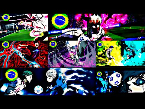 Todos os Gols de  Blue Lock vs U-20 Japan Dublado 🇧🇷