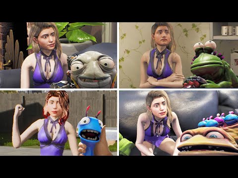 All Guns Reactions To Your Annoying Sister Lizzie - High On Life 2022