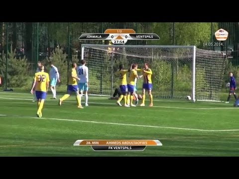 14.05.14 Ahmed Abdultaofik scores goal vs FC Jurmala_(video sportacentrs.com)