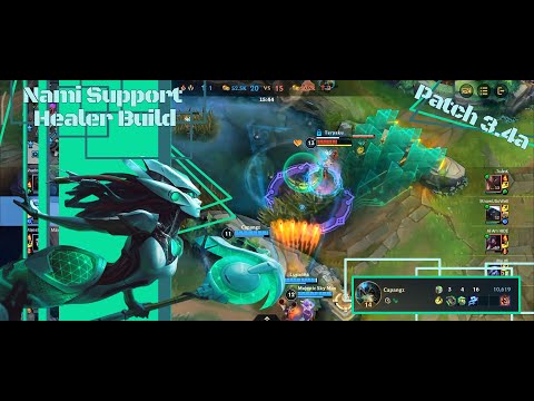 Program Nami Healer Support build Patch 3.4a [Ranked] - Ep.37 Full HD 1080p