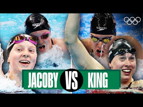 Lydia Jacoby 🆚 Lilly King - 100m breaststroke | Head-to-head