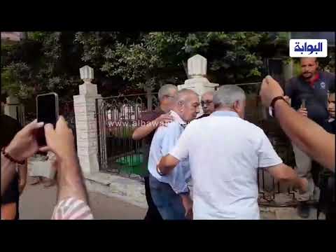 طارق النهري وخالد يوسف.. توافد المعزين على جنازة أحمد سامي العدل