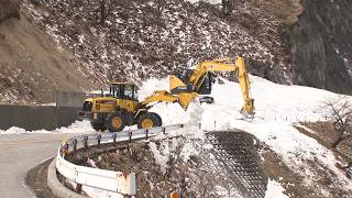 3月13日【びわ湖放送ニュース】春の全線開通に向けて　伊吹山ドライブウェイの除雪作業