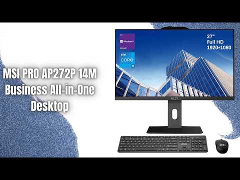 msi PRO AP272P Business All-in-One Desktop, Intel Core i5-14400 video review thumbnail