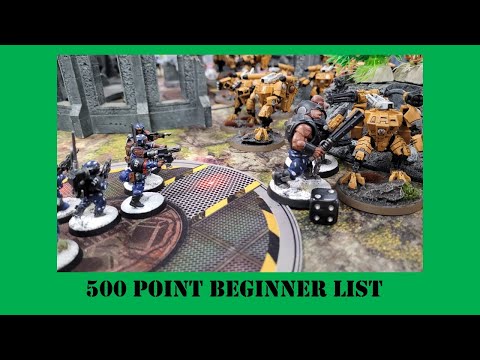 Game tactics - 500pt Astra Militarum beginner army lists | Warhammer 40,000 9th edition Arks of Omen