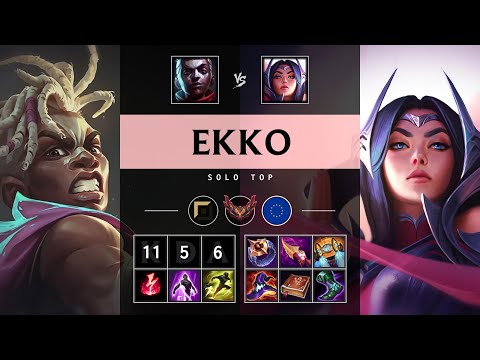Ekko Top vs Irelia - EUW Grandmaster Patch 25.06