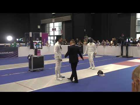 World Championships 2023 SME - P128 - Yulen Perreira ESP v Gabriele Cimini ITA