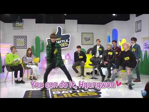 Monsta X’s Hyungwon dancing Red Velvet’s song Dumb dumb