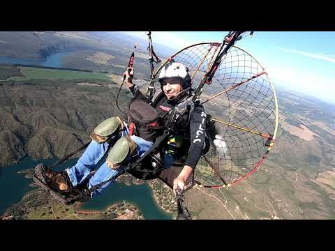 voo de paramotor em peixoto