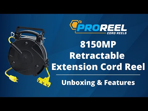 ProReel 50ft Retractable Cord Reel - Alert 8150MP - Unboxing & Features