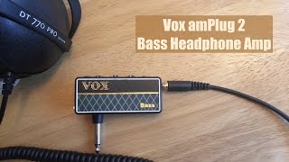 Video thumbnail for VOX amPlug 2 - Bass Headphone Mini Amp (4K) by massivebeatzz