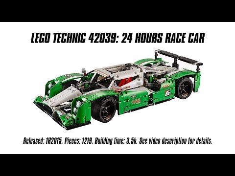 Vidéo LEGO Technic 42039 : La voiture de course des 24 heures