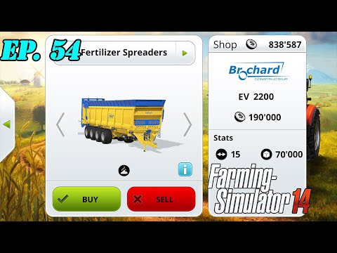 FS 14. Timelapse # 54. New manure spreader.