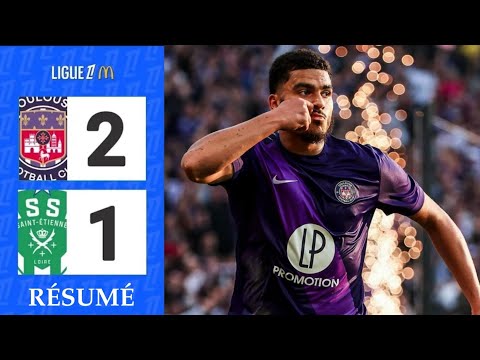 TOULOUSE FC - AS SAINT-ÉTIENNE 2-1 Résumé | TFC - ASSE | TOULOUSE vs SAINT ETIENNE | LIGUE 1 - 2024