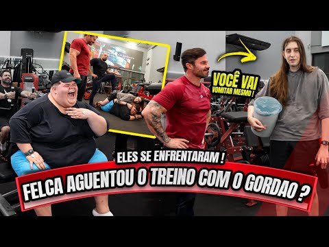 FELCA PASSOU MAL NO TREINO COM O GORDÃO DA XJ !