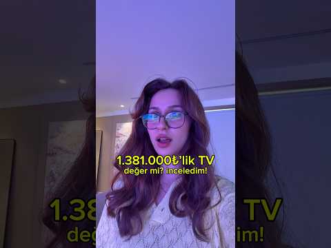 1.381.000₺’lik TV! Micro RGB tv nedir? oledden farkları! reklam*