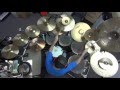 ACOUSTIC ALCHEMY - PASSION PLAY - DRUM COVER BY TOM KLOEHR (DR X) VIDEO #64