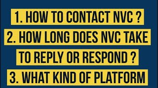 How to Contact NVC (ask inquiries) / USCIS ?