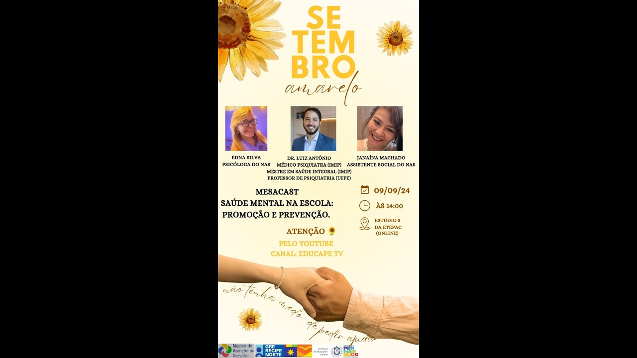 Mesacast | Saúde Mental na Escola: Promoção e Prevenção