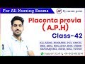 Placenta previa | Antepartum haemorrhage | APH | Nursing Officer & Staff Nurse Online Classes|
