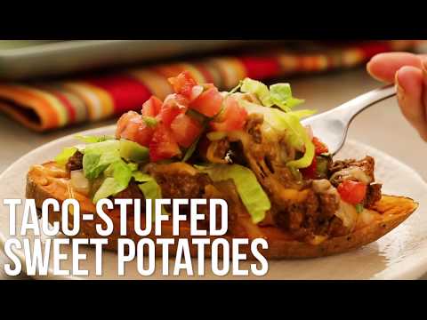 How to Make Taco-Stuffed Sweet Potatoes | EatingWell