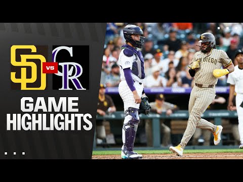 Padres vs. Rockies Game Highlights (5/10/25) | MLB Highlights