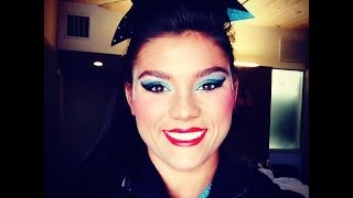 preview picture of video 'Cheer makeup tutorial by Senior Elite Molly Gibbons using Fancy Face Cosmetics'