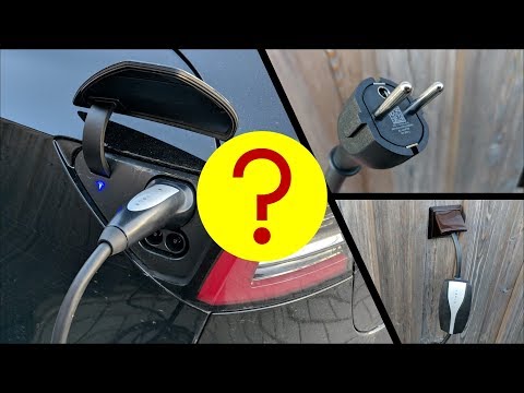 Reicht eine normale Steckdose für ein Tesla Model 3?