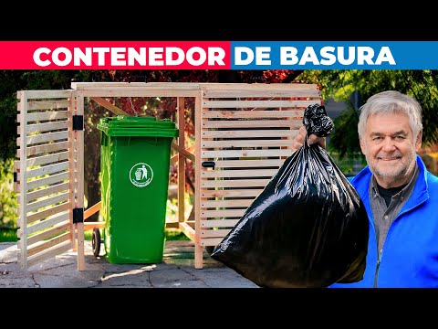 Cómo almacenar tu basura en exterior
