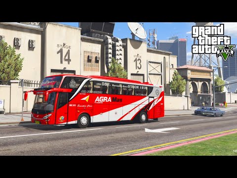 BUS AGRA MAS BM 062 Mercedes-Benz 0500R 1836 ADIPUTRO JETBUS SHD 2+ - GTA V MOD BUS INDONESIA