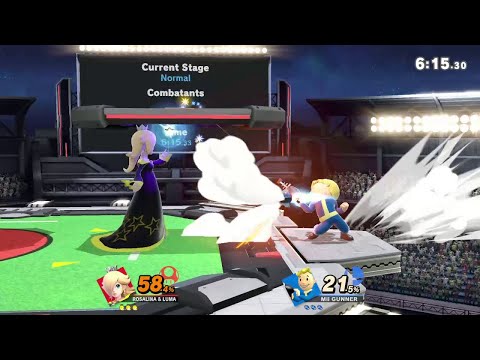 Rosalina & Luma vs Mii Gunner