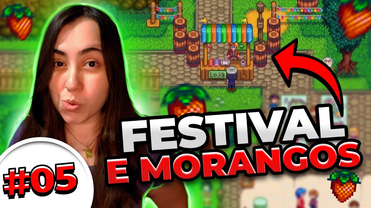 RICO NA PRIMAVERA FESTIVAL DO OVO E MORANGO - Como jogar Stardew Valley #05