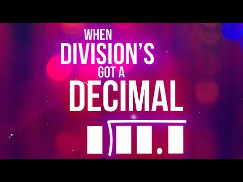 How to Divide with Decimals | Decimal Division Song
