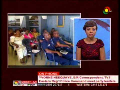 MiddayLive - Eastern regional Police command meet party leaders - 19/4/2016