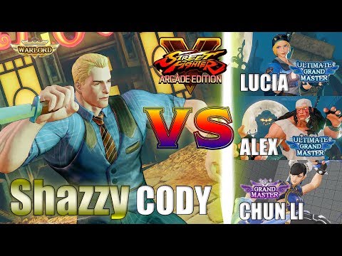SFV AE 👊🏻 Shazzy (Cody) vs Skillsmith (Lucia) & PRO7OTYPE (Alex) & Chun Li