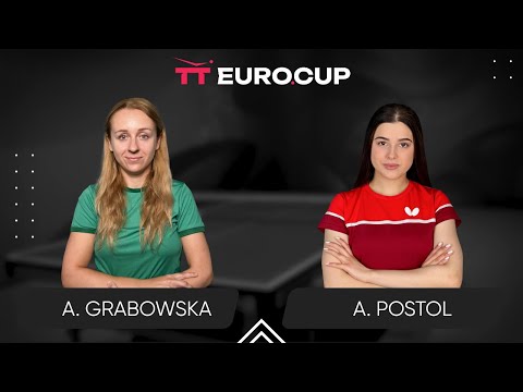 13:15 Agata Grabowska   -   Anastasiia Postol 10.10.2024 | TT Euro.Cup Final Women Master.