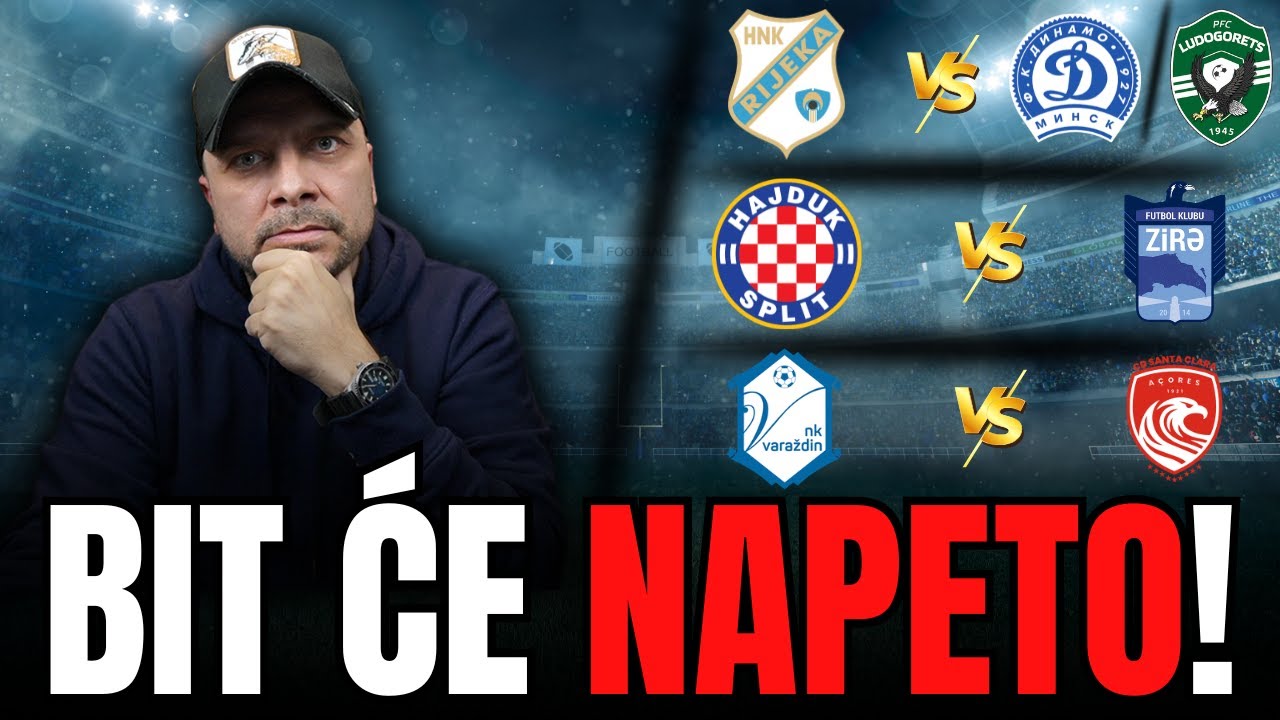 KAKVE SU ŠANSE RIJEKE, HAJDUKA I VARAŽDINA U EUROPI?