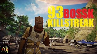 93 BOSSK KILLSTREAK - STAR WARS BATTLEFRONT 2