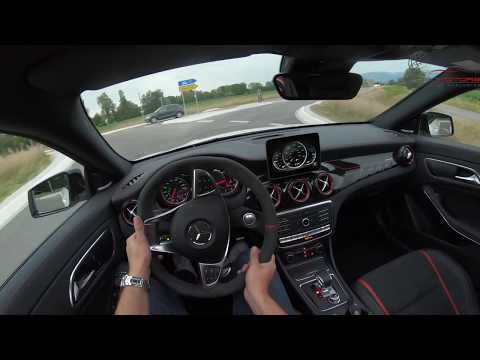 MERCEDES-BENZ CLA 45 AMG SHOOTING BRAKE POV TEST DRIVE