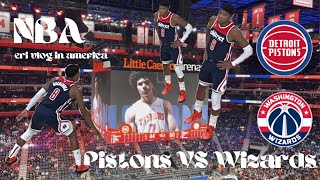 【アメリカ生活】八村塁選手をみにNBAへ行ってみた🏀｜ピストンズ vs ウィザーズ｜