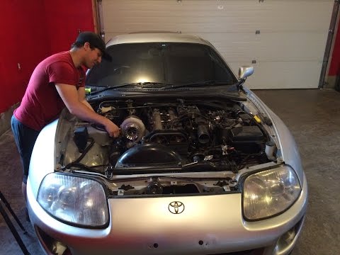 Lifetime Supra Project Part 2. Engine is out.