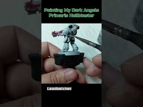 Painting Battle Ready Dark Angels Hellblasters (Abridged) - #warhammer40k #darkangels