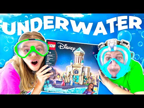 Building Lego Set UNDERWATER And UpsiDE DowN!!